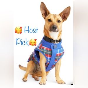 💕HOST PICK💕🔥Youly Blue Plaid Dog Vest Bubble Jacket XXS BEST DEAL!🔥